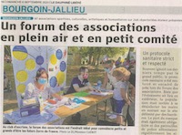 Retour sur le Forum des association de Bourgoin-Jallieu